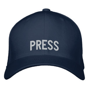 I have press pass! Just ask Embroidered Hat