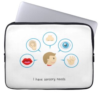 I have sensory needs - laptop case 13"