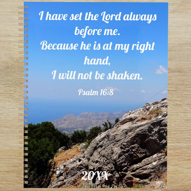 I Have Set The Lord Before Me Psalm Bible Verse Planner (Creator Uploaded)