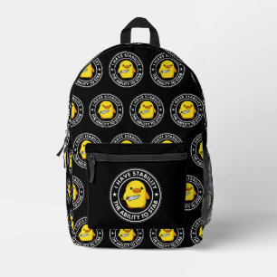I Have Stability Ability To Stab Funny Printed Backpack