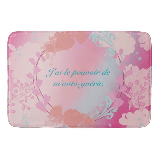 I have the power to heal myself bath mat (Front)