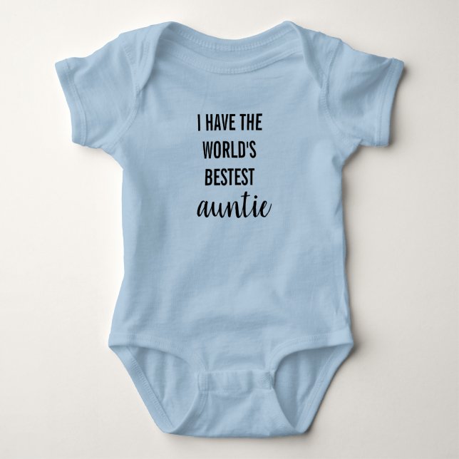 I have the Worlds Best 'add YOUR role' Cute Shower Baby Bodysuit (Front)