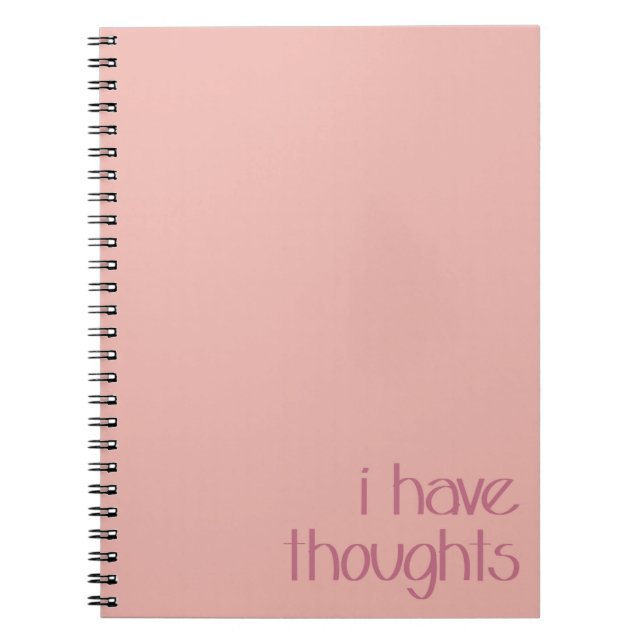 I Have Thoughts Simple Journal (Front)