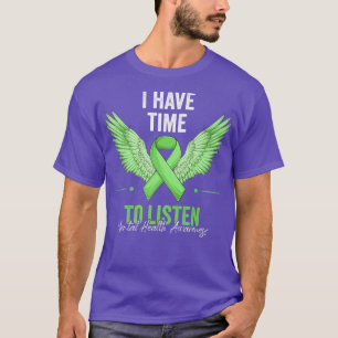 I Have Time To Listen Mental Health Awareness Ange T-Shirt