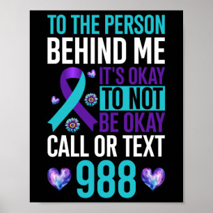 I Have Time To Listen Suicide Prevention Awareness Poster
