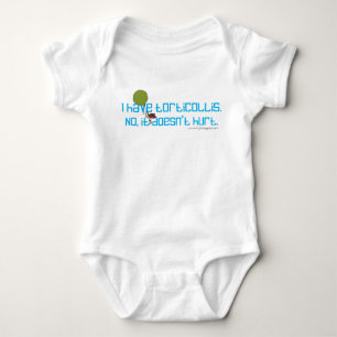 I have Torticollis. No, It Doesn't Hurt. Baby Bodysuit