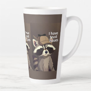 I Have Trust Issues Raccoon Mug Funny Raccoon