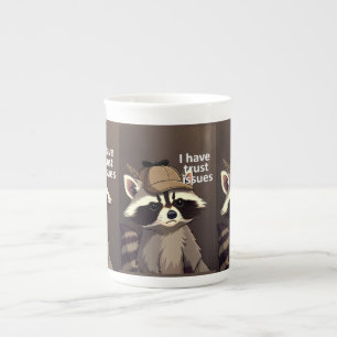 I Have Trust Issues Raccoon Mug Funny Raccoon