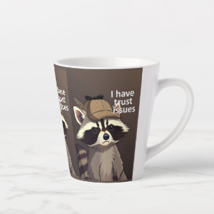 I Have Trust Issues Raccoon Mug Funny Raccoon