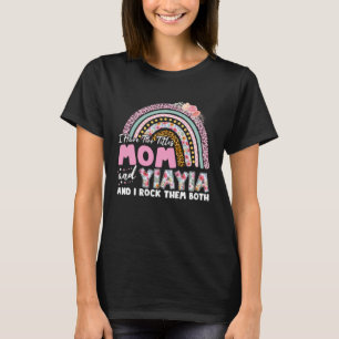 I Have Two Titles Mum And Yiayia Mother s Day Rain T-Shirt