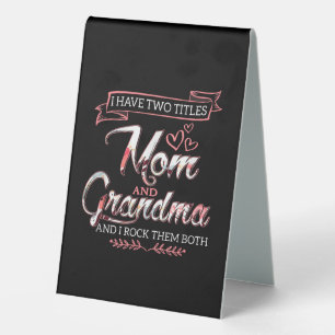 I Have Two Titles Mum, Mother's Day Gift, Love Mum