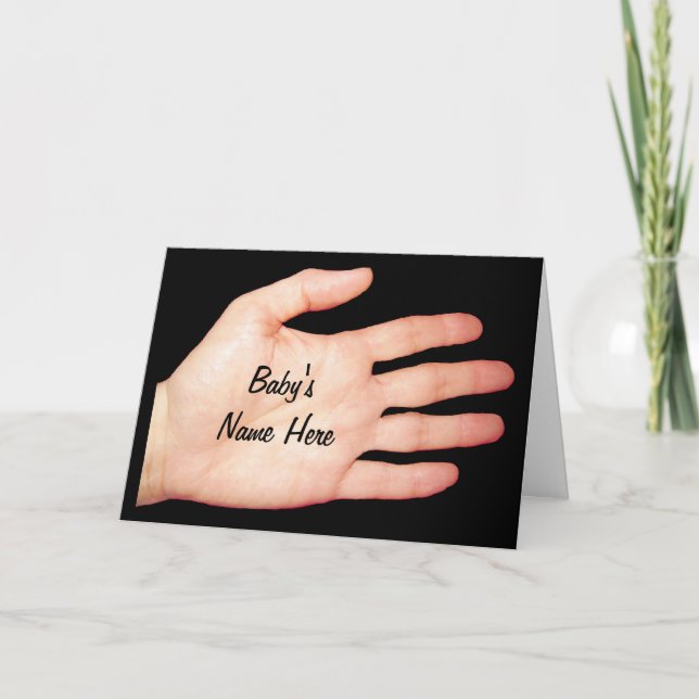 I Have Written Your Name Card (Front)