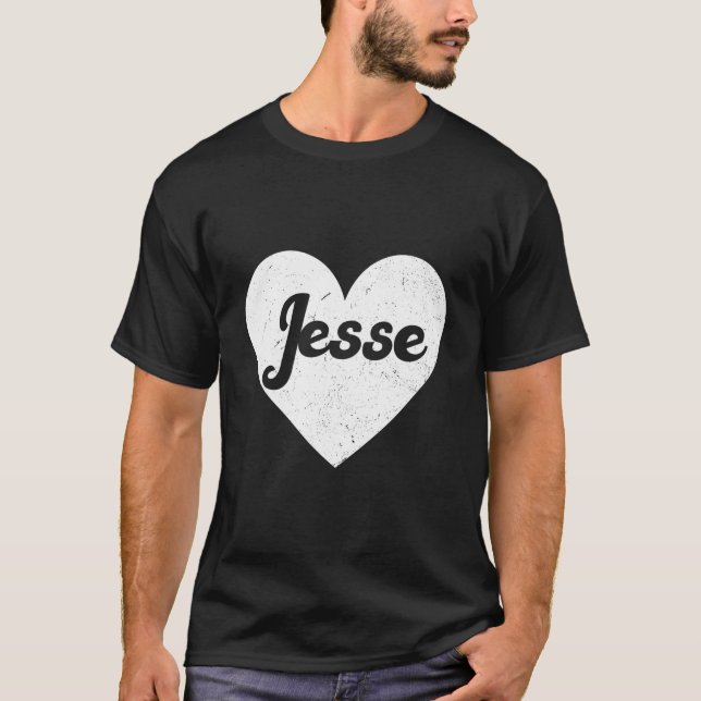 I He Jesse First Names And He I Love Jesse T-Shirt (Front)