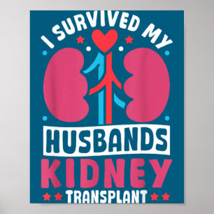 I Health Survived Husbands Kidney Transplant Poster