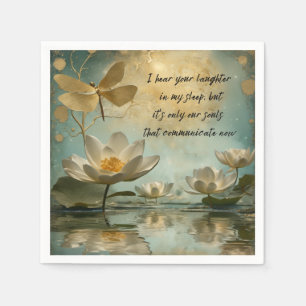 I hear your laughter in my sleep/ memories napkin