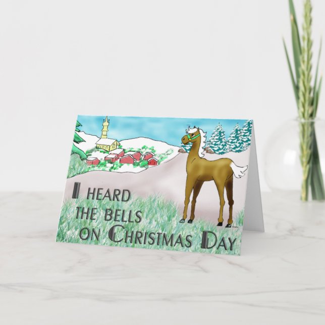 I Heard the Bells on Christmas Day Holiday Card (Front)