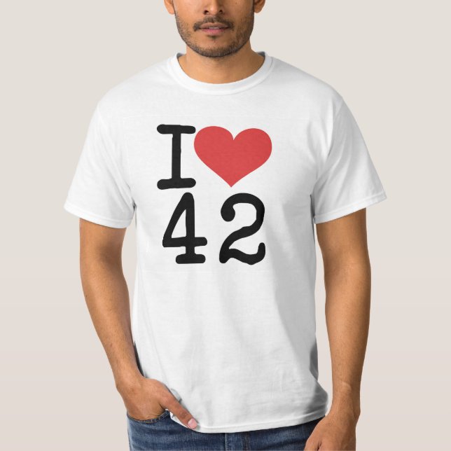 I heart 42 T-Shirt (Front)