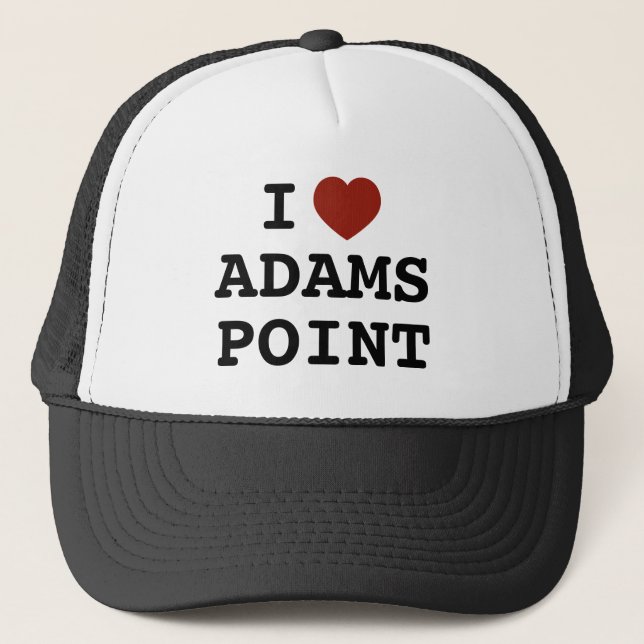 I heart Adams Point Trucker Hat (Front)