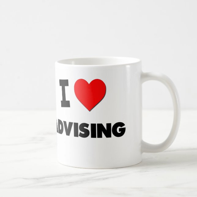 I Heart Advising Coffee Mug (Right)