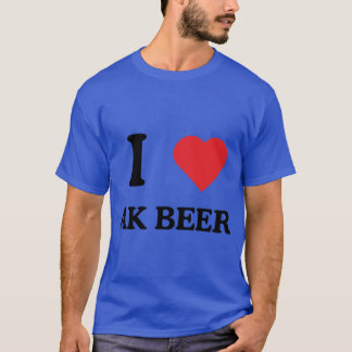 I heart AK beer Alaska beer lover craft beer drink T-Shirt