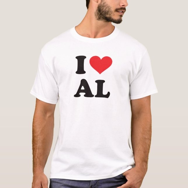 I Heart AL - Alabama T-Shirt (Front)
