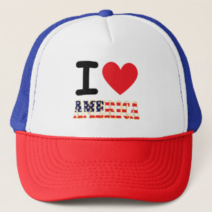 I Heart America Trucker Hat