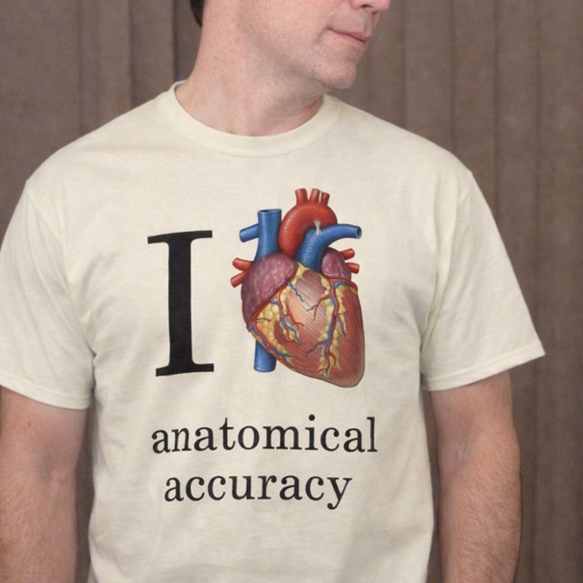I Heart Anatomical Accuracy T-Shirt (Creator Uploaded)