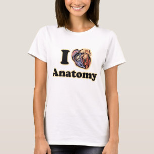 I heart Anatomy Science Super Geek Teacher T-Shirt