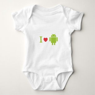 I heart Android Baby Bodysuit