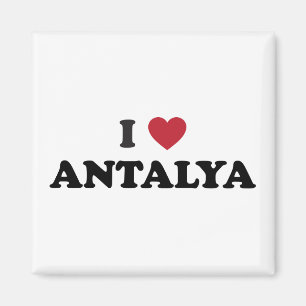 I Heart Antalya Turkey Magnet