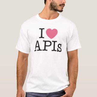 I Heart APIs Basic Mens T-Shirt