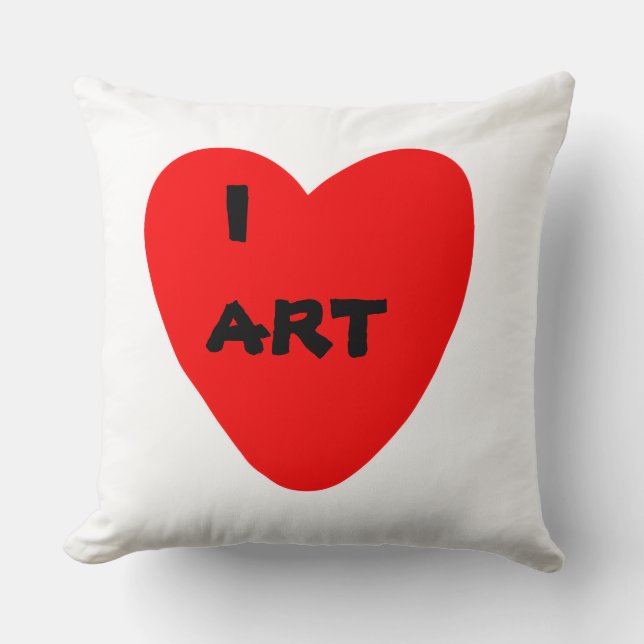 I heart ART Cushion (Front)