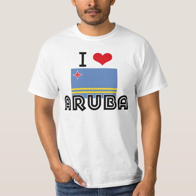 I HEART ARUBA T-Shirt (Front)