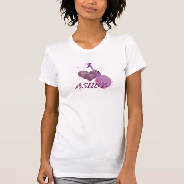 i heart ashby T-Shirt (Front)
