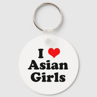 I Heart Asian Girls Key Ring