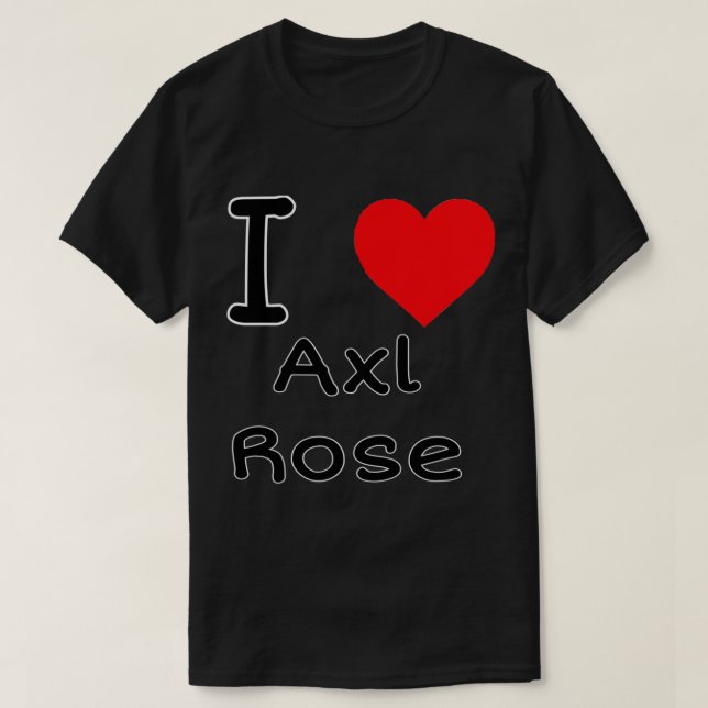 I heart Axl Rose Classic T-Shirt (Design Front)