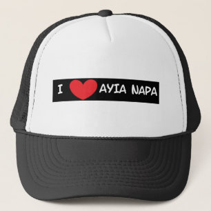 I heart Ayia Napa Trucker Hat