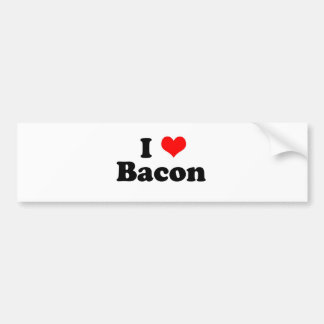 I Heart Bacon Bumper Sticker