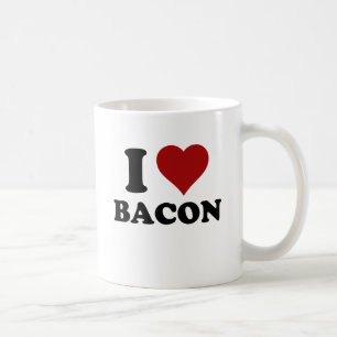 I HEART BACON COFFEE MUG
