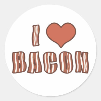 I Heart Bacon Stickers 001