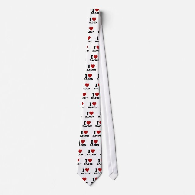 I HEART BACON TIE (Front)