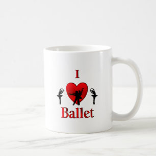 I Heart Ballet Coffee Mug