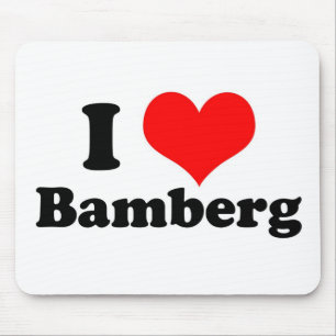 I heart Bamberg Mouse Pad