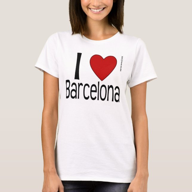 I Heart Barcelona Shirt (Front)