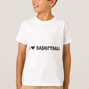 I HEART basketball-10x10 T-Shirt