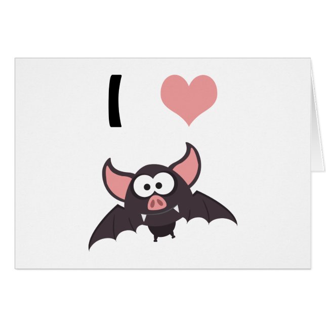 I heart bats (Front Horizontal)