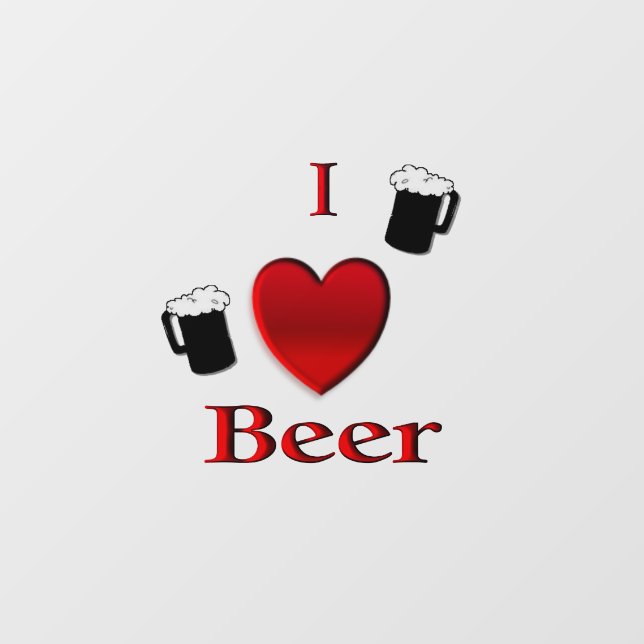 I Heart Beer Design (Sheet)