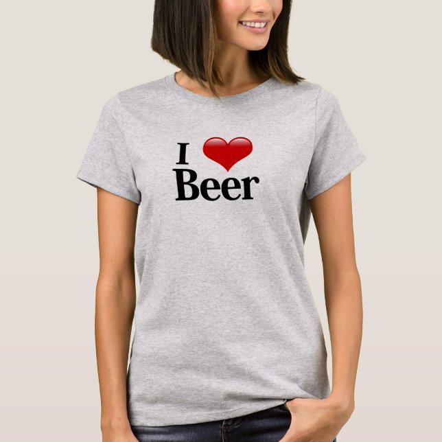 I Heart Beer T-Shirt (Front)