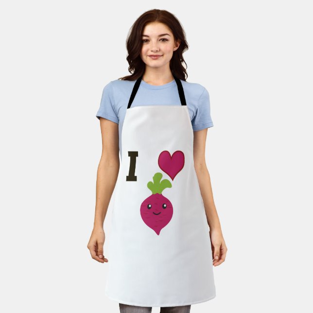 I Heart Beets Apron (Worn)