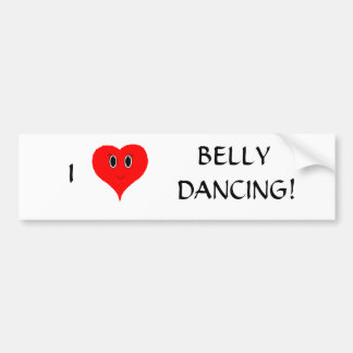 I 'Heart' Belly Dancing Bumper Sticker